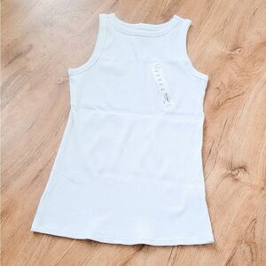 Nine West Ribbed XS Top - White